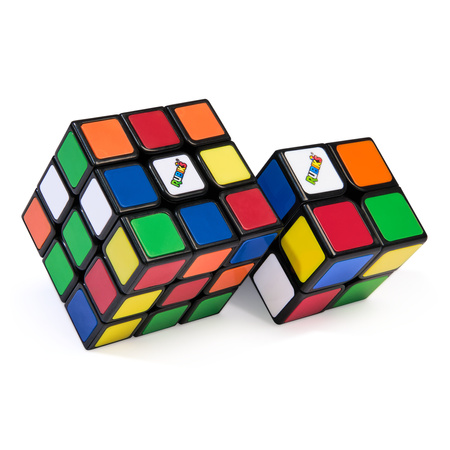 Set 2in1 klassischer Rubik's Würfel Original Puzzle Rubik's Würfel 2x2 und 3x3 Spin Master