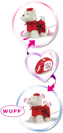 Simba Chi Chi Love Poshi funktioneller Hund interaktive Spaziergänge Bellen