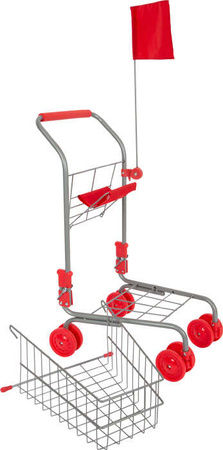 Small Foot 4046 Kinder-Einkaufswagen Silber