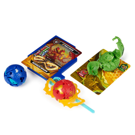 Bakugan Battle Pack Special Attack Nillious und Mantid + Bruiser Octogan Trox Figuren
