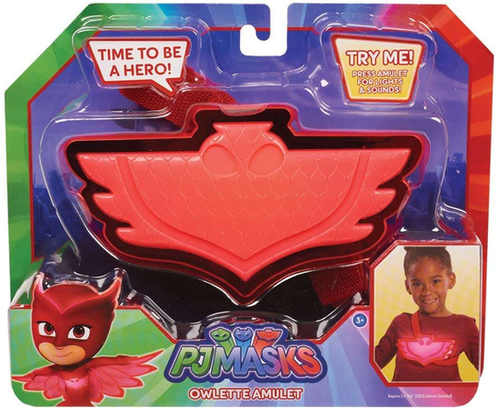 Pyjamahelden Amaya Rotes Amulett mit Gürtel Licht + Ton Pj Masks 3+ Just Play