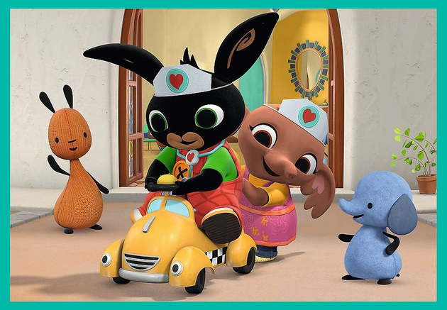 Puzzle Set 10in1 Was Bing Bunny macht? 329 Elemente