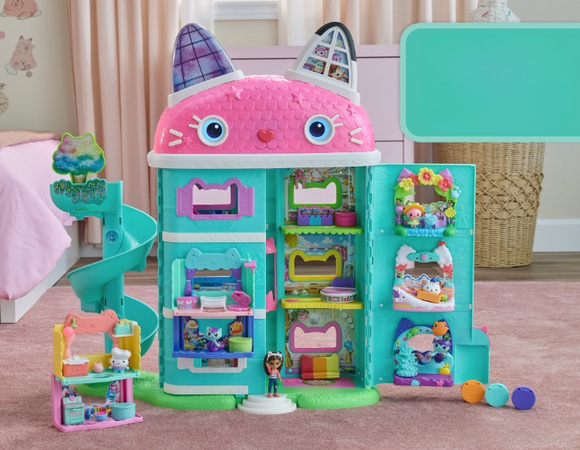 Gabby's Dollhouse the Kinofilm Süßes Balkon-Puppenhaus Set + Zubehör Gabby's Dollhouse the Kinofilm