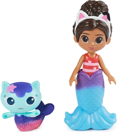 Gabi's Cat House Pool Set mit Rutsche 2 Gabi und Meerjungfrau Figuren + Zubehör