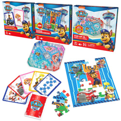 Paw Patrol 3-in-1-Spielset Puzzle Pop-Up-Würfel Jumbo-Karten