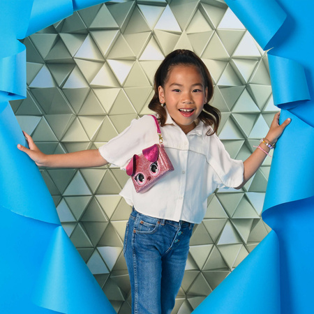 Purse Pets Dazzling Diva Handtasche mit Regenbogenaugen