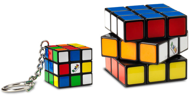 Original Rubik's Cube Rubik's Classic (Würfel + Schlüsselanhänger)