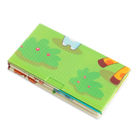 HUMBI Spielmatte Baby, Krabbelmatte, XPE Schaumstoff, Doppelseitig, Flatbar, Wasserdicht, Extra Größe, Teppich Babymatte, Rutschfest, 120x180 Giraffe Tiere