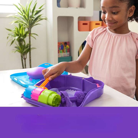 Kinetic Sand Kunststoff Kinetic Sand Set Squish Motion Koffer 3 Sande + Zubehör