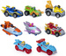 Paw Patrol Satz von 8 True Metal Mighty Pups Kosmopies Fahrzeuge