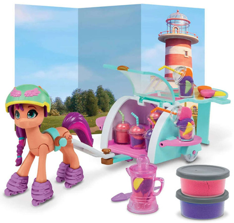 My little pony Set + Play Doh Pony Sunny+Castleboard