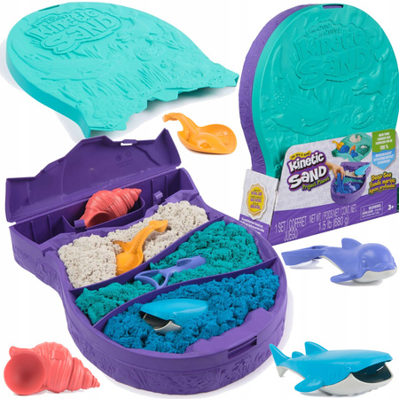 Kinetic Sand Tiefsee 680 g + Förmchen
