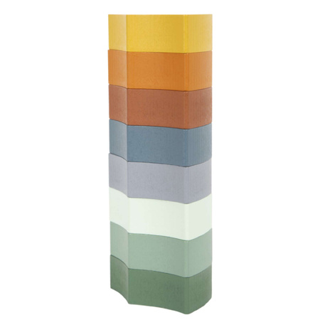 Verdrehtes Holzpuzzle Buntes Safari-Rad-Puzzlespiel