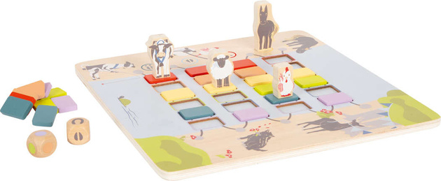 Kleiner Fuß Holzbrückenspiel Freunde