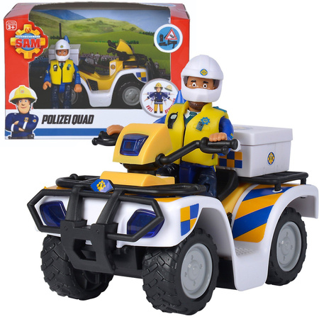 Feuerwehrmann Sam Polizeivier und Figur Malcolma