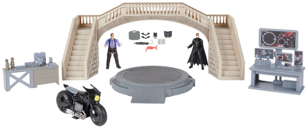 Das Batman Batcave Set Pinguin Pinguin Figuren und Fahrzeug