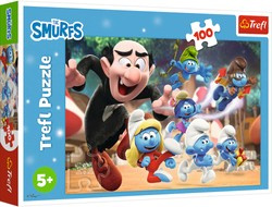Puzzle 100 Schlümpfe von Papa Schlumpf Trefl Die Schlümpfe Trefl 5+
