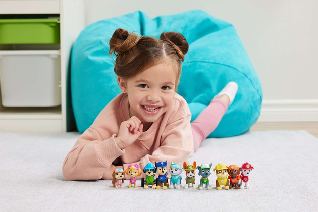 Spin Master Paw Patrol Geschenkset mit 10 Hundefiguren Action Pack Pups Figuren