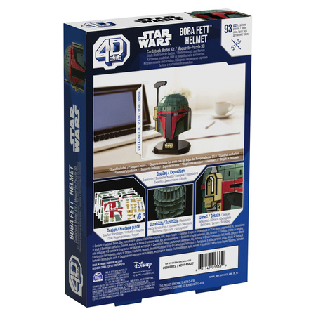 Puzzle 4D Build Star Wars Boba Fett 3D Modell Helm zum Zusammenbauen