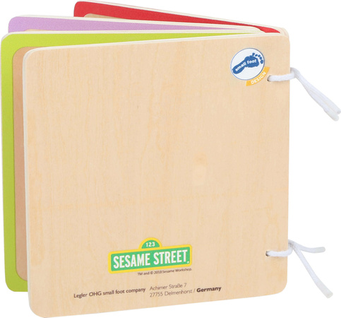 Holzbuch, Sesamstraße, Zahlen und Farben