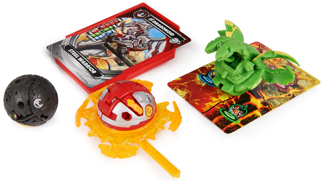 Bakugan Starter Pack Strategie Spiel Set 3 Figuren Special Attack Dragonoid