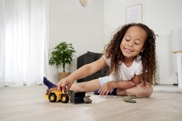 Volvo Fahrzeug Großer Bagger Licht/Ton