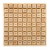 Kleines Fuß-Multiplikationstableau aus Holz