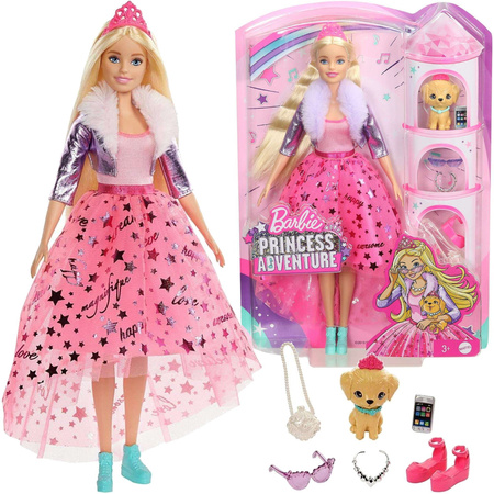 Barbie-Puppe Adventures of the Princesses mit einem Hund