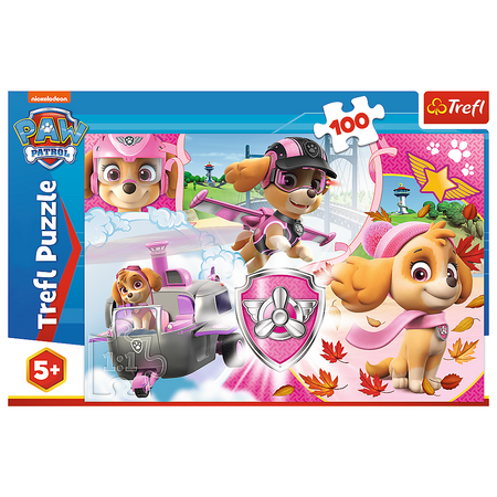 Trefl Puzzle 100 Paw Patrol Skye in Aktion