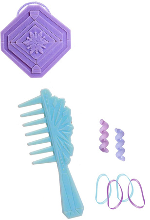 Disney Prinzessin Kopf Kämmen und Styling Puppe Elsa Die Eiskönigin +Zubehör