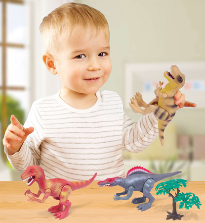 Dinosaurier-Figurenset mit Licht und Geräuschen 3 Stück