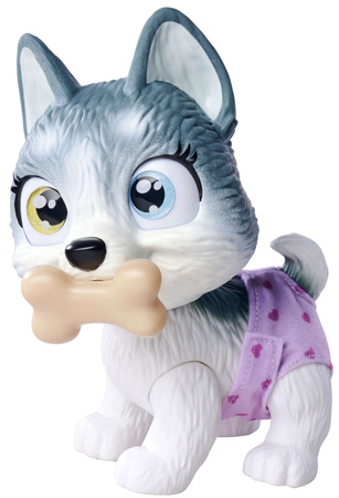 Pamper Petz Husky Hund aus der Windelbande 20 cm + Zubehör