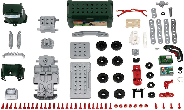 Großer Truck zum Drehen mit Bosch-Schraubendreher