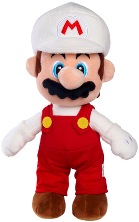 Super Mario Soft-Maskottchen Feuer-Mario 30cm