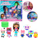 Gabby's Dollhouse Cat Set aus 7 Deluxe Gabby's Dollhouse Figuren + Überraschungszubehör