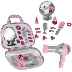 Braun Friseurkoffer für Kinder Klein