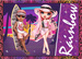 Puzzle 4in1 Modne Puppen Rainbow High 207 Teile