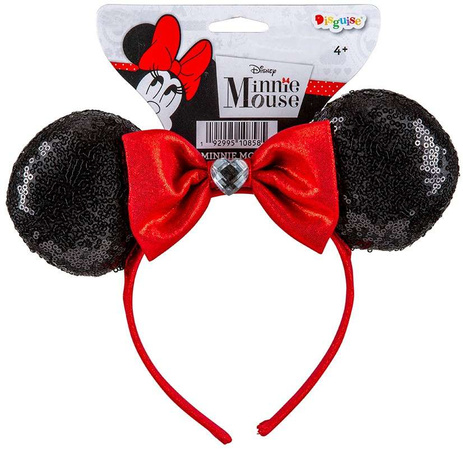 Disney Minnie Maus Kostüm, Pailletten-Haarband mit Schleife