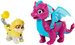 Paw Patrol Rescue Knights Ritter-Figur Rubble und Blizzie-Drache