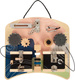 Schlösser und Knöpfe für das Small Foot Activity Board