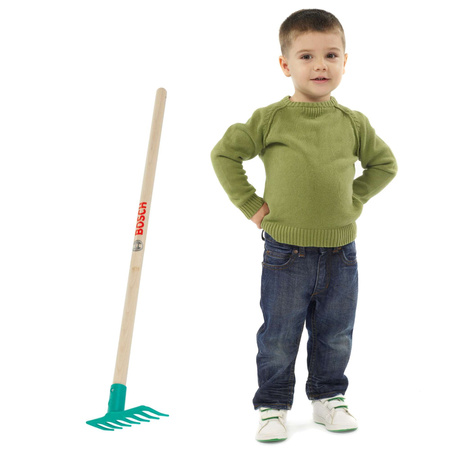 Bosch Harke mit Holzgriff für Kinder Klein 2718