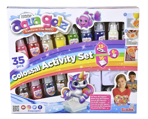 Aqua Gelz Large XXL Creative Kit 13 Farben von Gelen