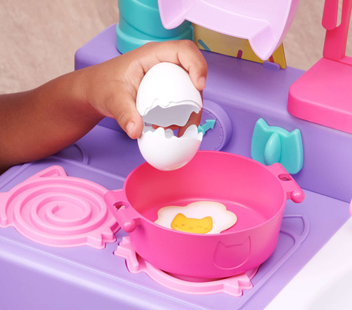 Gabby's Dollhouse Küche Kochen mit Gabby Cakey interaktive Küche 90cm 23 Elemente