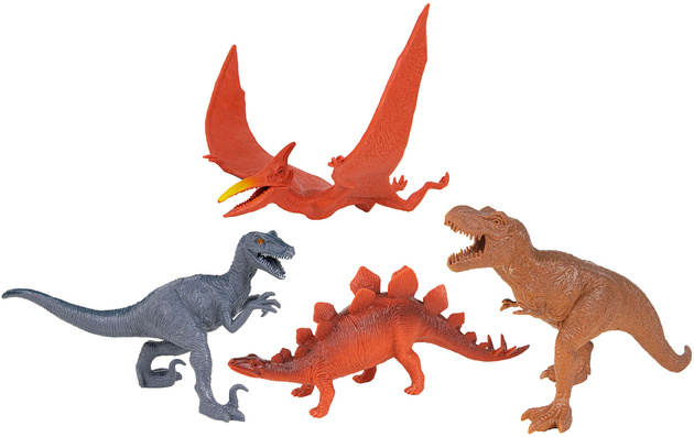 Savage Satz von Dinosaurier-Figuren in einem Behälter 55 Stück