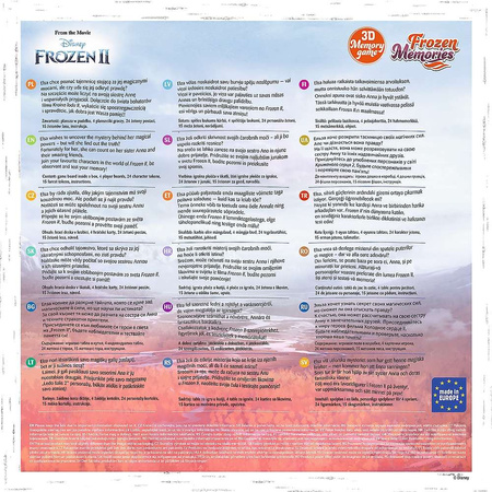 Frozen Die Eiskönigin II Brettspiel Memories