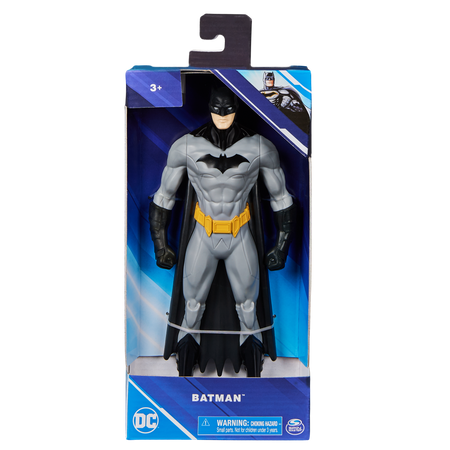 Batman heldenfigur in schwarz-grauem Kostüm 24 cm