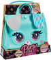 Purse Pets Kleine blaue interaktive Welpentasche mit beweglichen Augen + Sound