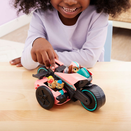 Paw Patrol The Mighty Kinofilm Liberty Transforming Vehicle und Poms Junior Patrollers Figuren