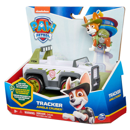 Paw Patrol 2-in-1 Tracker eco Fahrzeug mit Figur