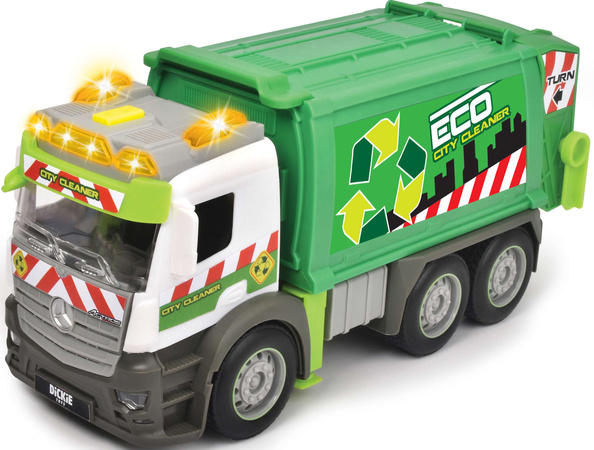 Dickie Eco Mercedes-Müllwagen Licht/Ton
